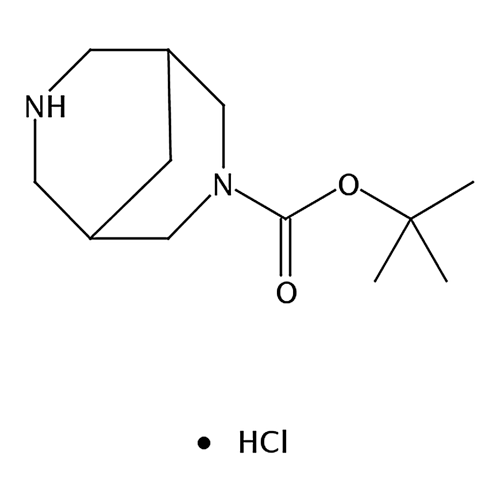 RHAWN tert-Butyl 3,7-diazabicyclo[3.3.1]nonane-3-carboxylate hydrochloride