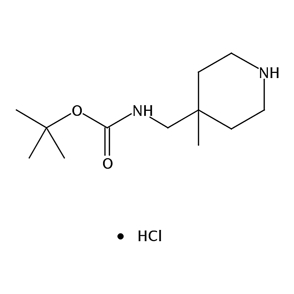 RHAWN tert-ButylN-[(4-methylpiperidin-4-yl)methyl]carbamatehydrochloride
