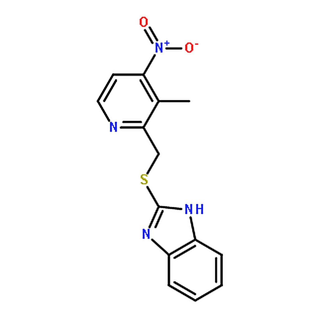 RHAWN 2-[[(4-Nitro-3-Methyl-2-Pyridinyl)-2-Methyl]Thio]-1H-Benzimidazole