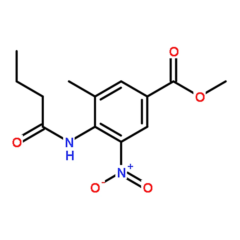 RHAWN Methyl 4-(butyrylamino)-3-methyl-5-nitrobenzoate