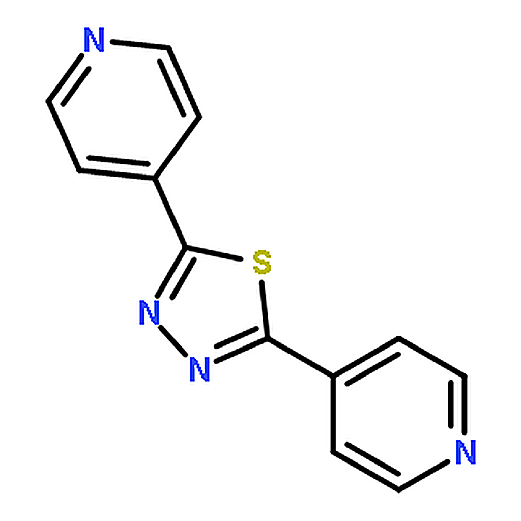 RHAWN 2,5-Di(pyridin-4-yl)-1,3,4-thiadiazole