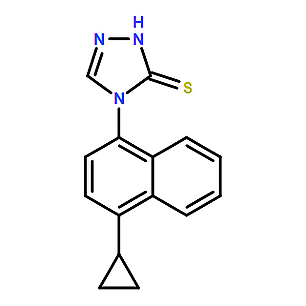 RHAWN 4-(4-Cyclopropylnaphthalen-1-yl)-1H-1,2,4-triazole-5(4H)-thione
