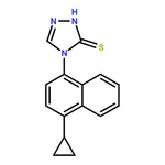 RHAWN 4-(4-Cyclopropylnaphthalen-1-yl)-1H-1,2,4-triazole-5(4H)-thione