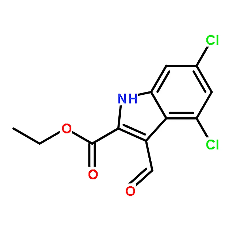 RHAWN Ethyl 4,6-Dichloro-3-Formyl-1H-Indole-2-Carboxylate