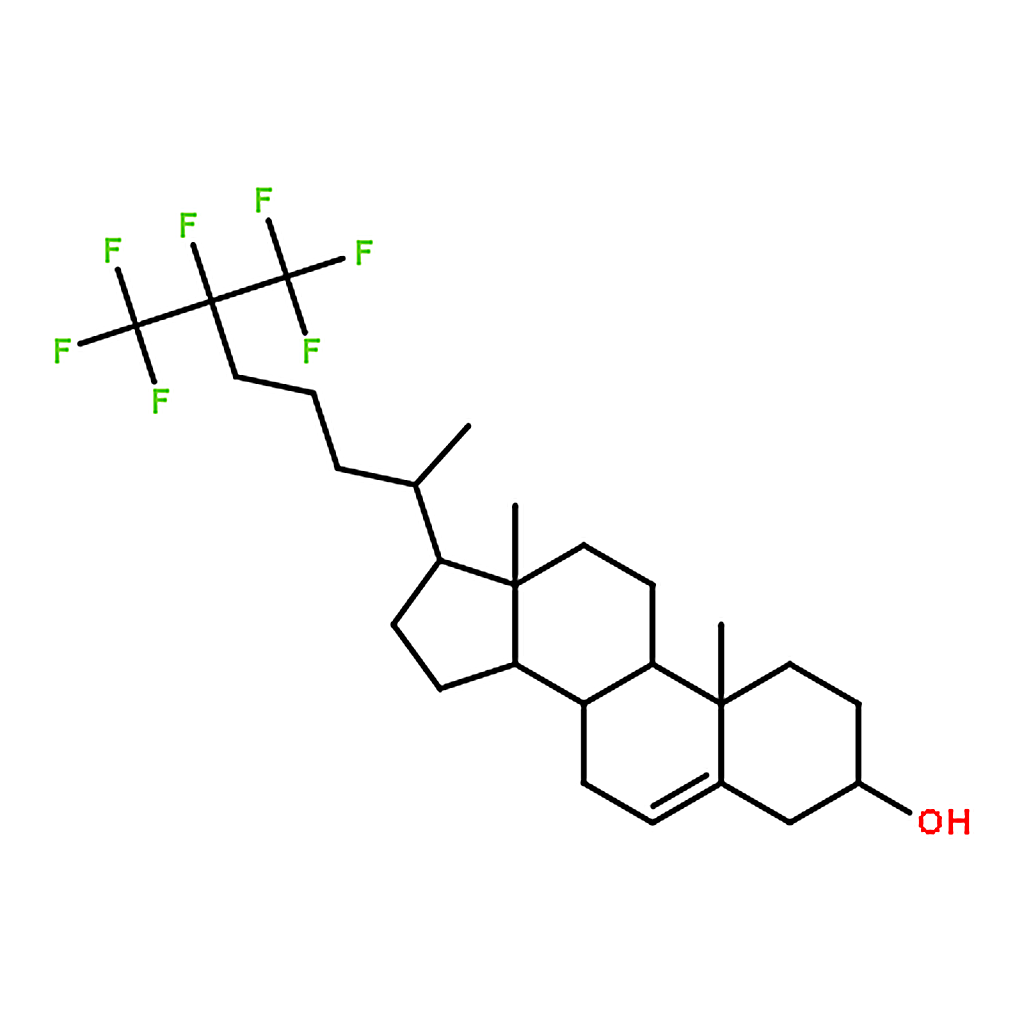 RHAWN 25,26,26,26,27,27,27-heptafluorocholesterol