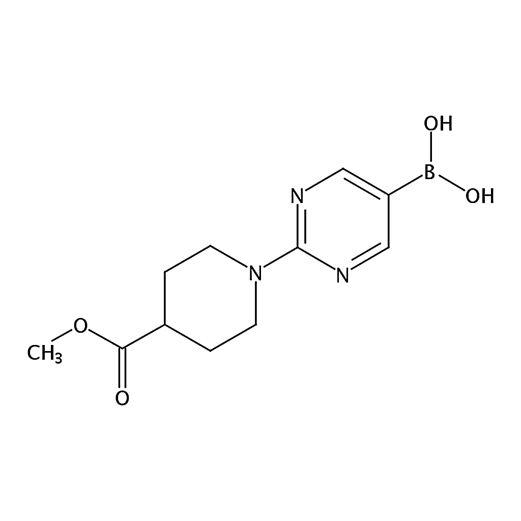 RHAWN (2-(4-(Methoxycarbonyl)piperidin-1-yl)pyrimidin-5-yl)boronic acid