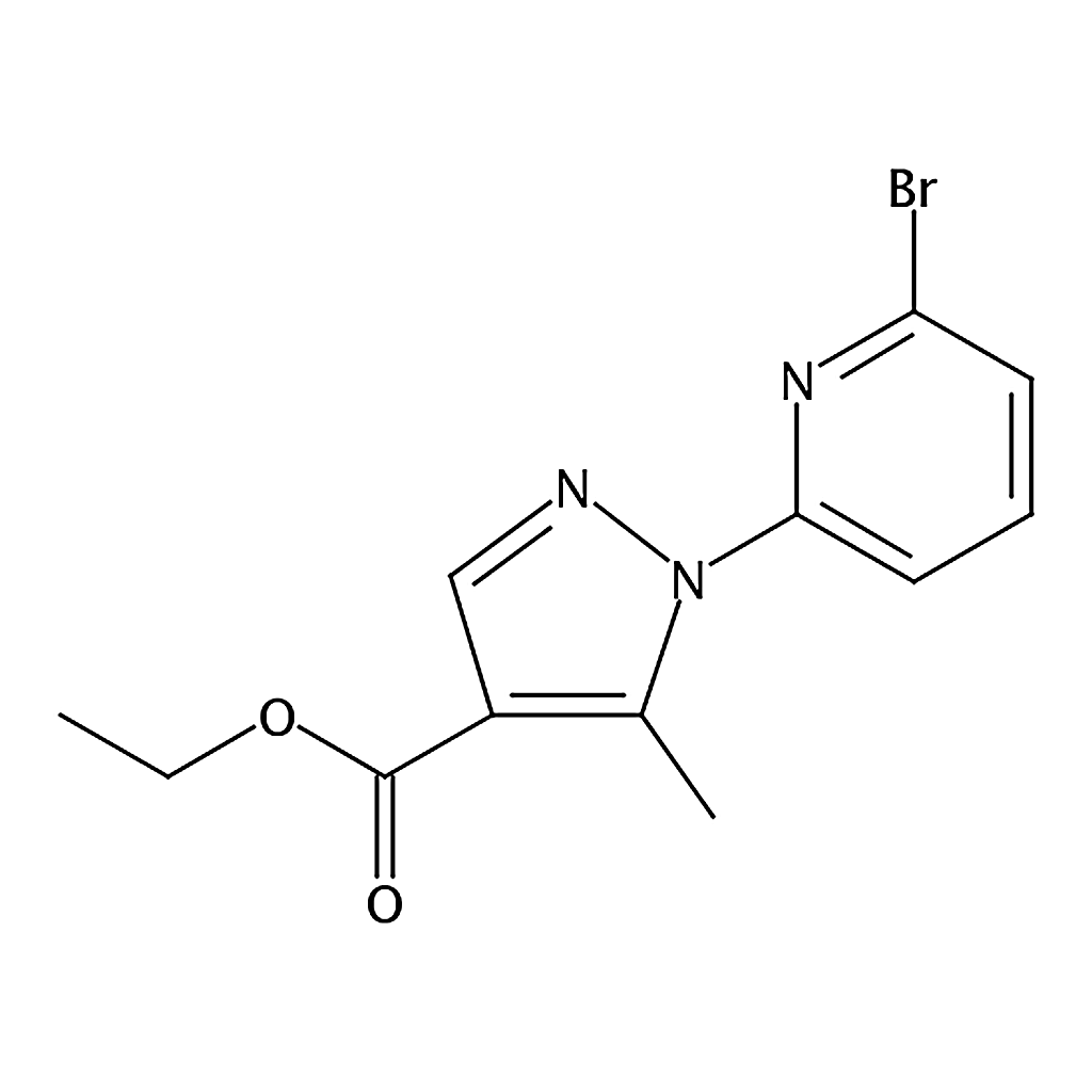 RHAWN Ethyl 1-(6-bromopyridin-2-yl)-5-methyl-1H-pyrazole-4-carboxylate