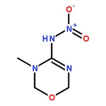 RHAWN 3,6-Dihydro-3-methyl-N-nitro-2H-1,3,5-oxadiazin-4-amine