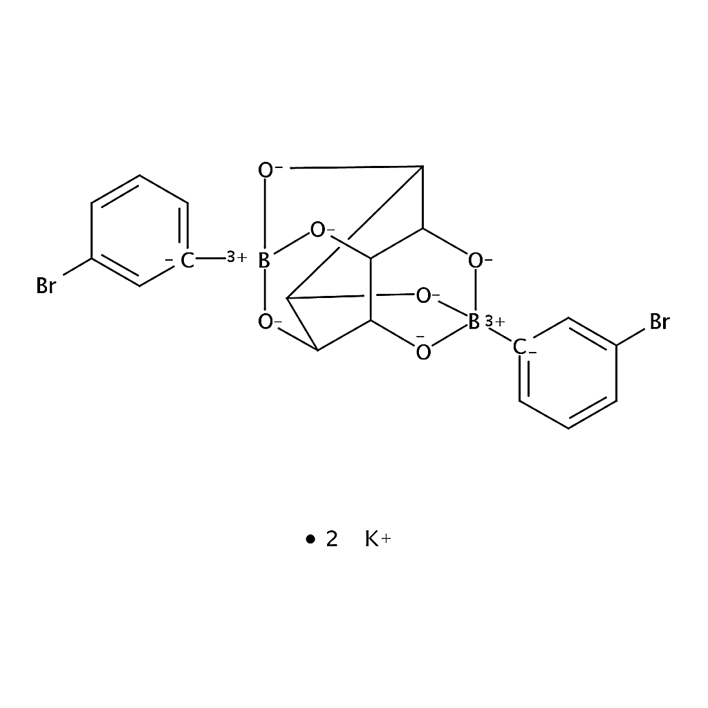 RHAWN Bis(3-bromophenylboronic Acid) <i>scyllo</i>-Inositol Complex Dipotassium Pentahydrate