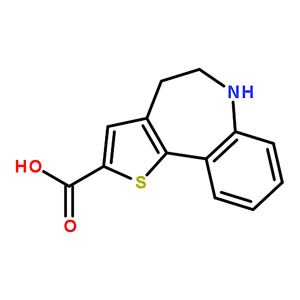 RHAWN 5,6-Dihydro-4H-benzo[b]thieno[2,3-d]azepine-2-carboxylic acid