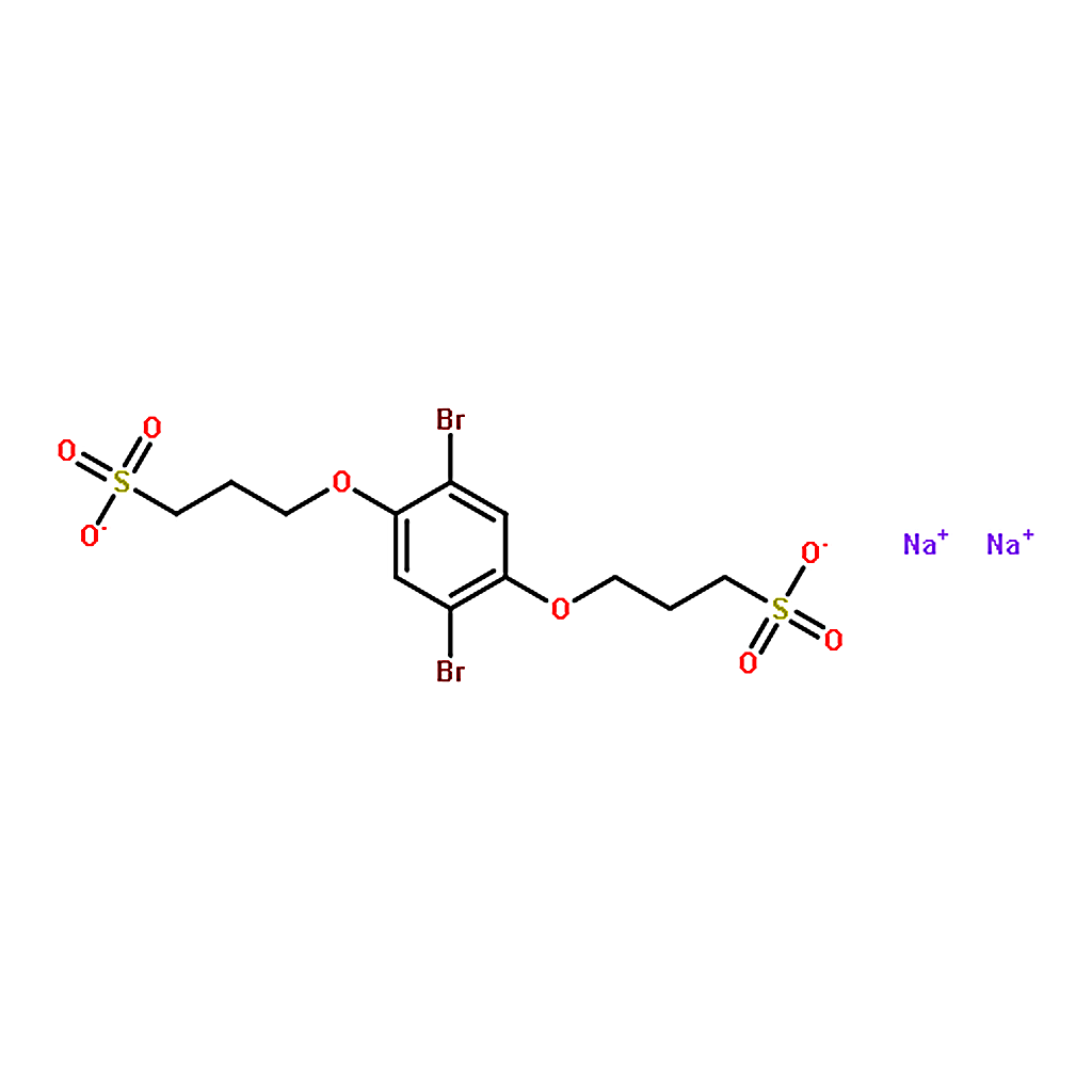 RHAWN Sodium 3,3'-((2,5-dibromo-1,4-phenylene)bis(oxy))bis(propane-1-sulfonate)