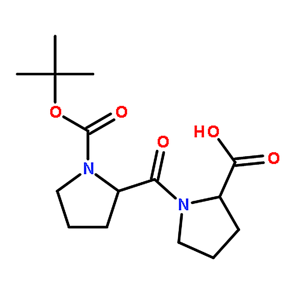 RHAWN (S)-1-((S)-1-(tert-Butoxycarbonyl)pyrrolidine-2-carbonyl)pyrrolidine-2-carboxylic acid