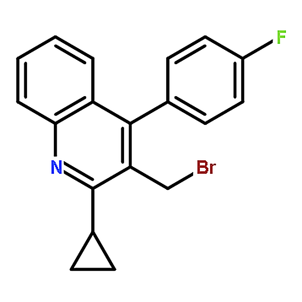 RHAWN 3-(Bromomethyl)-2-cyclopropyl-4-(4-fluorophenyl)quinoline
