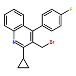 RHAWN 3-(Bromomethyl)-2-cyclopropyl-4-(4-fluorophenyl)quinoline