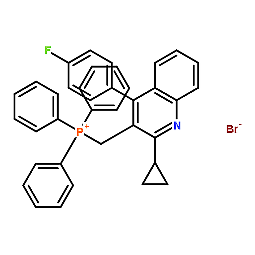 RHAWN [2-Cyclopropyl-4-(4-fluorophenyl)-quinolin-3-ylmethyl]-triphenyl-phosphonium bromido