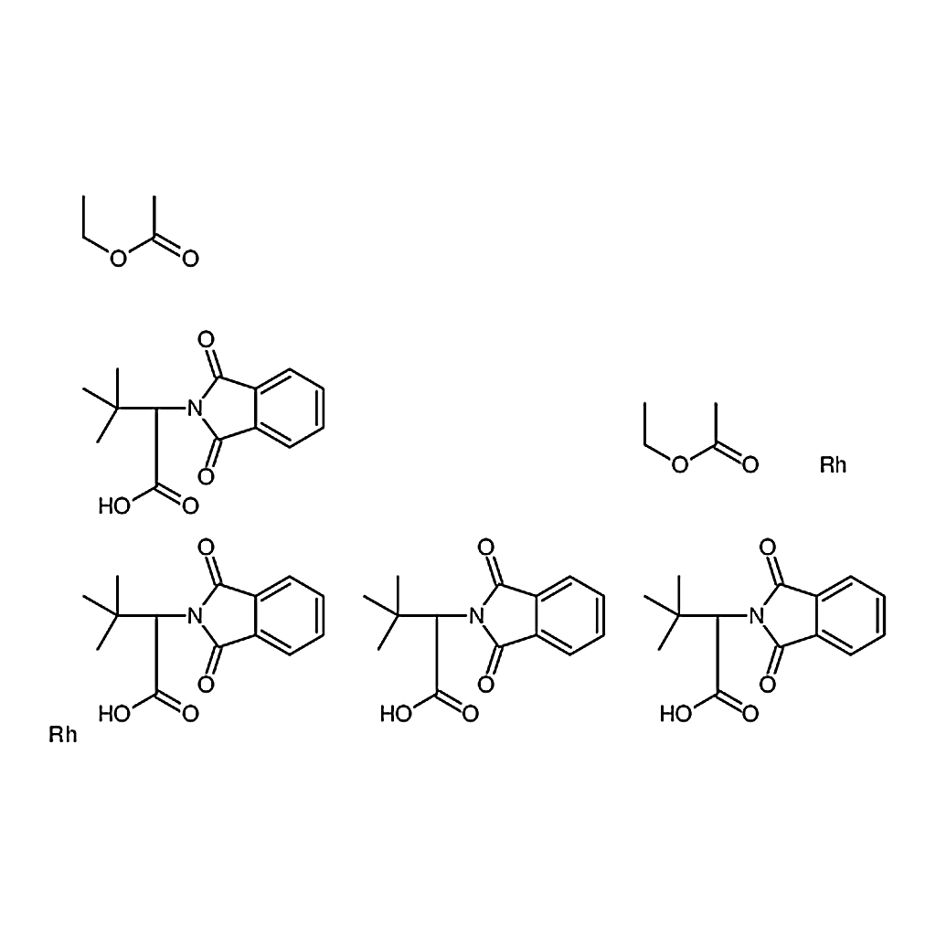 RHAWN Tetrakis[N-phthaloyl-(S)-tert-leucinato]dirhodium Bis(ethyl Acetate) Adduct