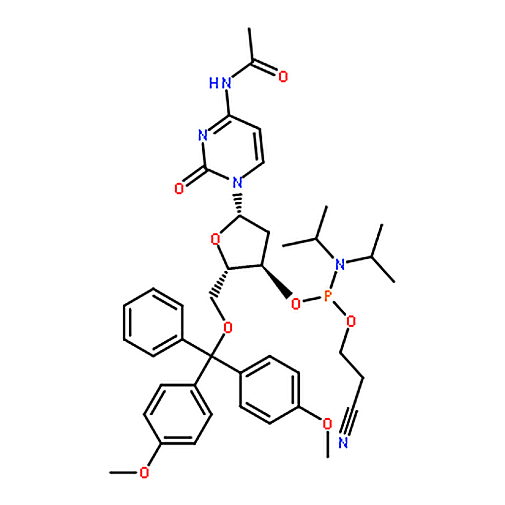 RHAWN (2R,3S,5R)-5-(4-Acetamido-2-oxopyrimidin-1(2H)-yl)-2-((bis(4-methoxyphenyl)(phenyl)methoxy)m