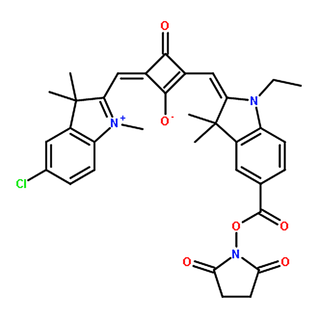 RHAWN 4-[(5-chloro-1,3,3-trimethylindol-1-ium-2-yl)methylidene]-2-[[5-(2,5-dioxopyrrolidin-1-yl)ox