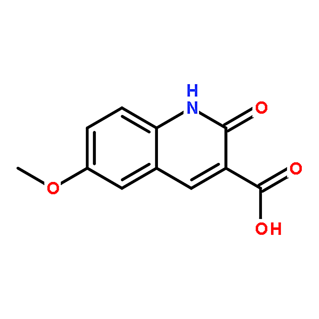 RHAWN 2-HYDROXY-6-METHOXY-QUINOLINE-3-CARBOXYLIC ACID