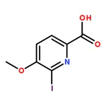 RHAWN 6-Iodo-5-methoxypyridine-2-carboxylic acid