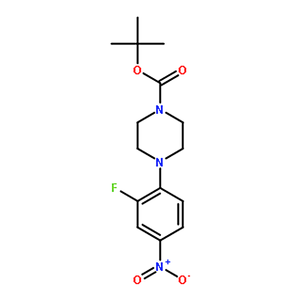 RHAWN tert-Butyl 4-(2-fluoro-4-nitrophenyl)piperazine-1-carboxylate