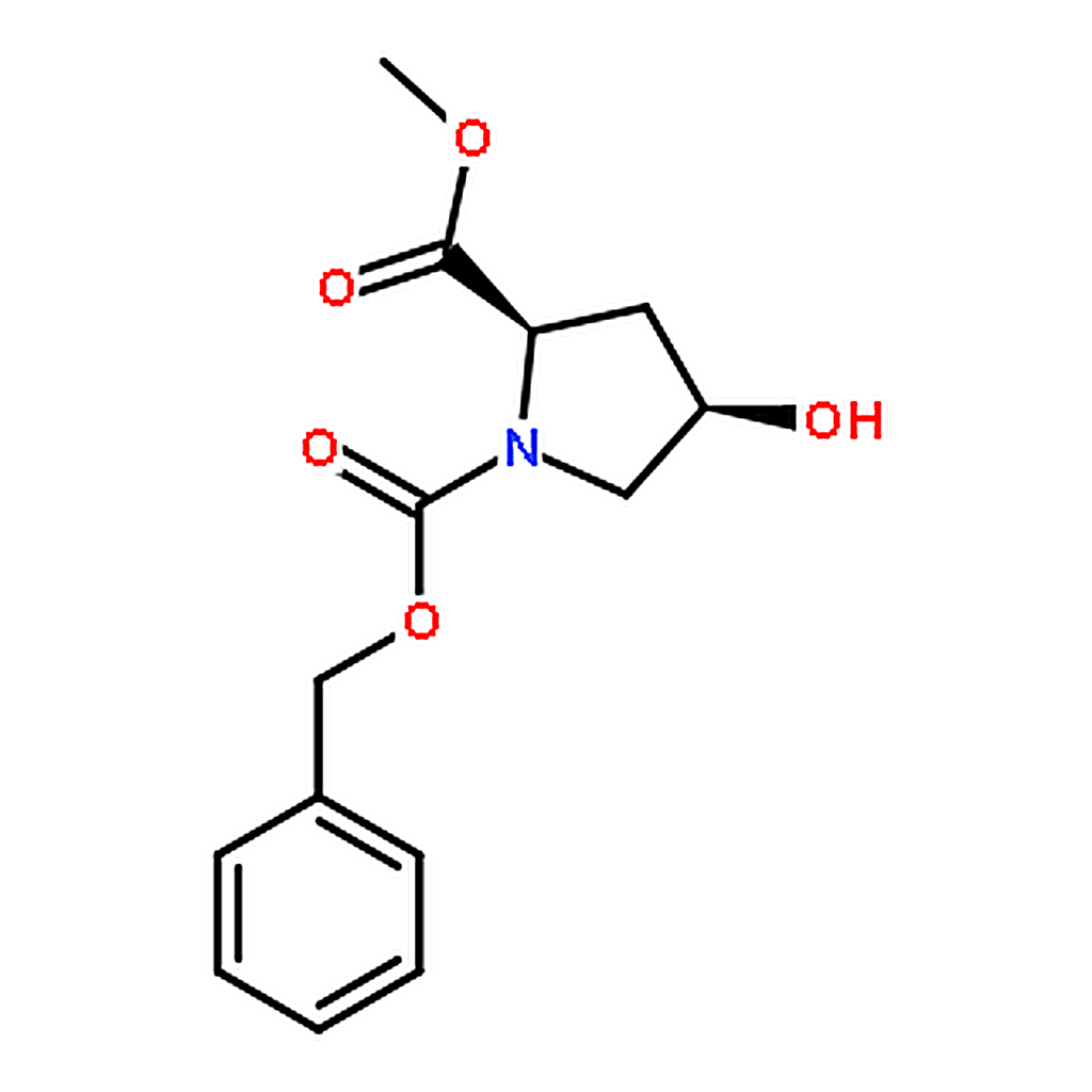 RHAWN 1-Benzyl 2-methyl (2R,4R)-4-hydroxypyrrolidine-1,2-dicarboxylate