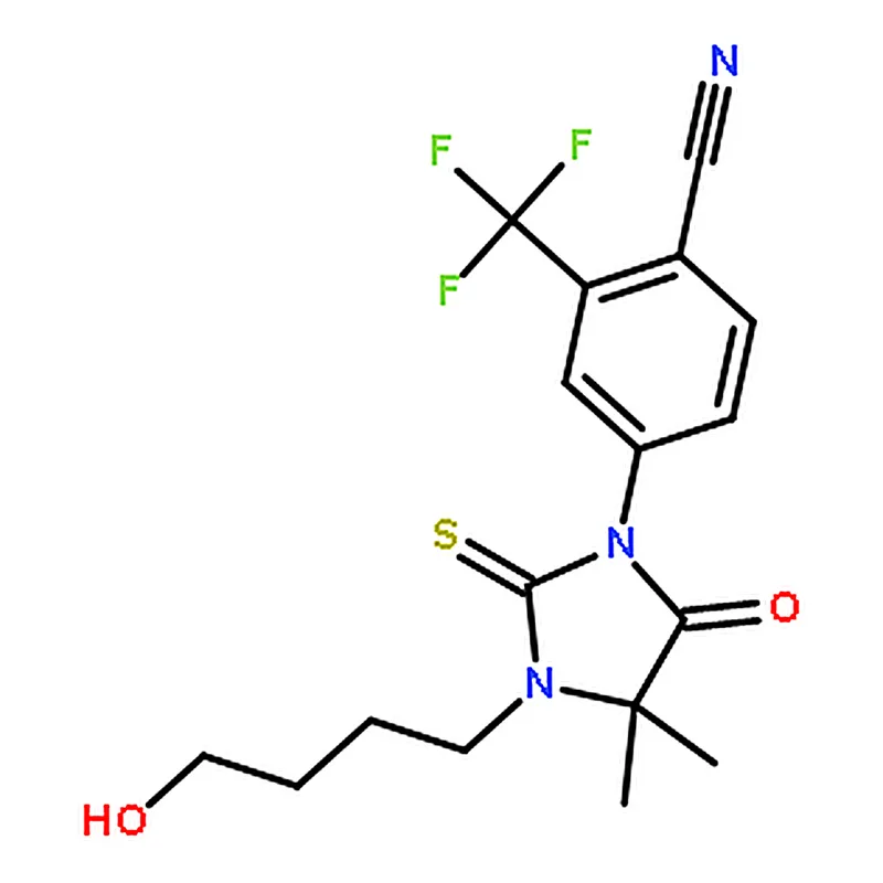 RHAWN 4-(3-(4-Hydroxybutyl)-4,4-dimethyl-5-oxo-2-thioxoimidazolidin-1-yl)-2-(trifluoromethyl)benzo