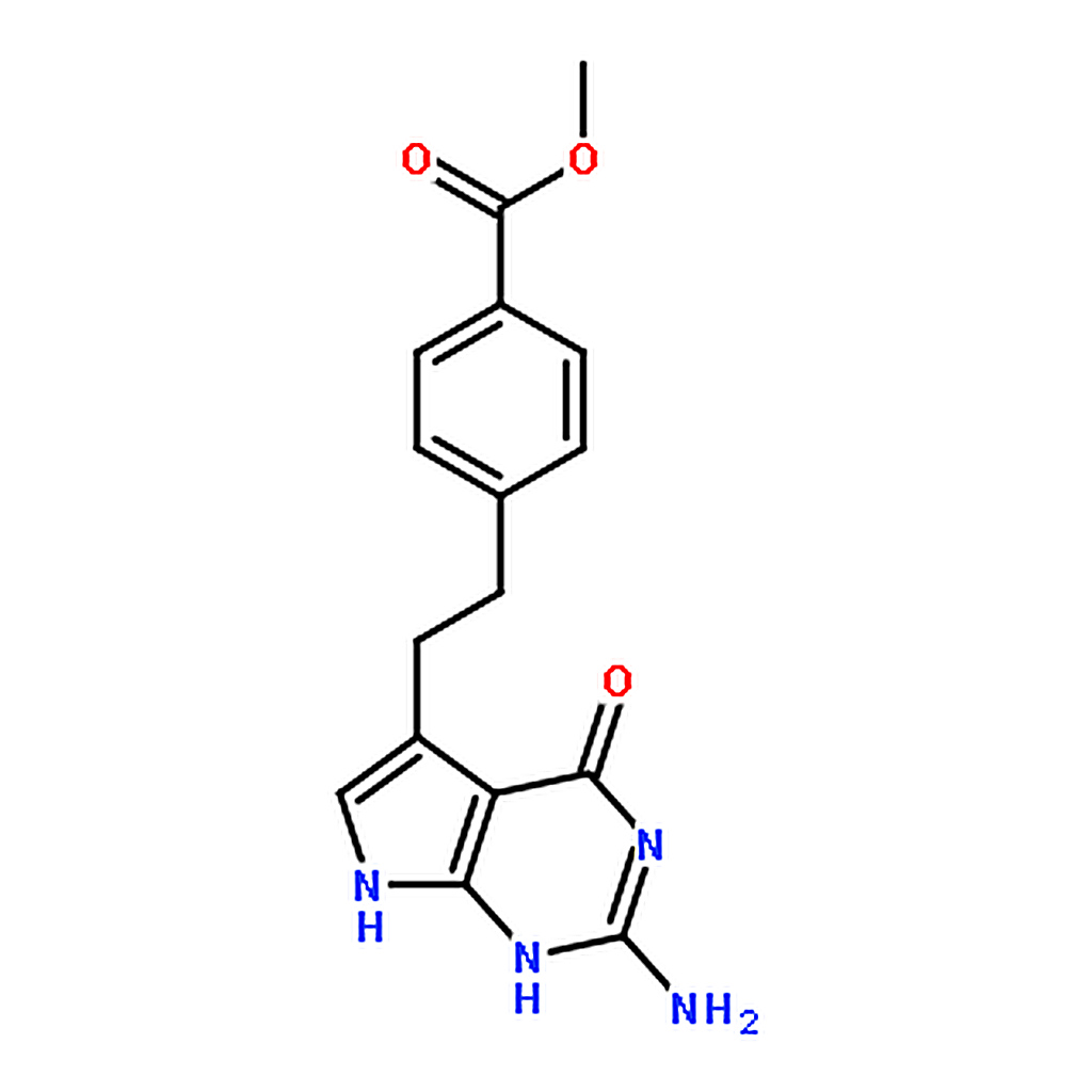 RHAWN Methyl 4-(2-(2-amino-4-oxo-4,7-dihydro-3H-pyrrolo[2,3-d]pyrimidin-5-yl)ethyl)benzoate
