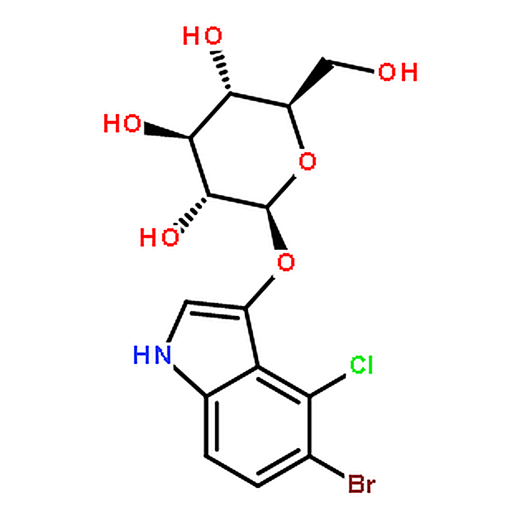 RHAWN 5-BROMO-4-CHLORO-3-INDOLYLB-D-GLUCOPYRAN OSIDE