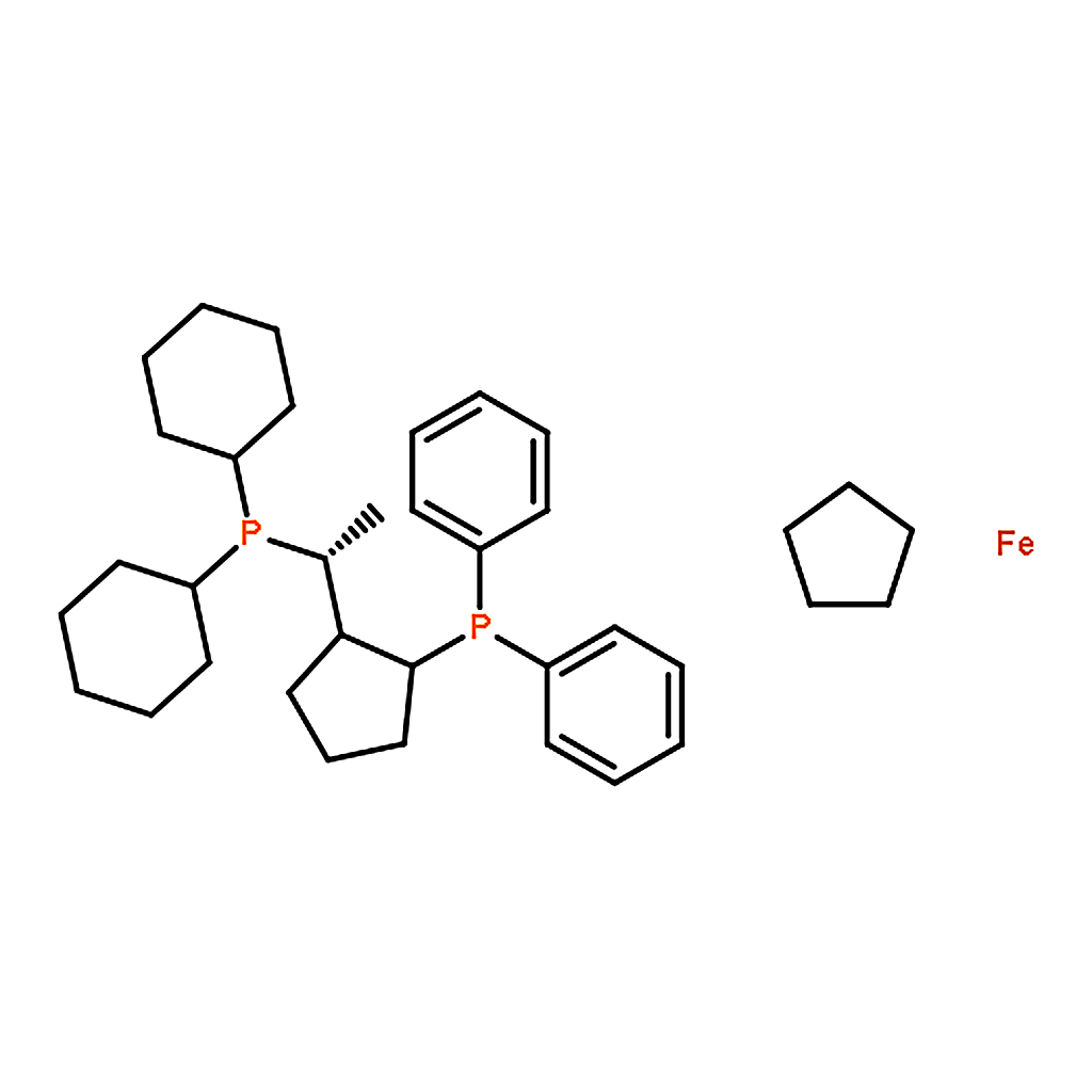 RHAWN (R)-(-)-1-[(S)-2-Diphenylphosphino)ferrocenyl]ethyldicyclohexylphosphine