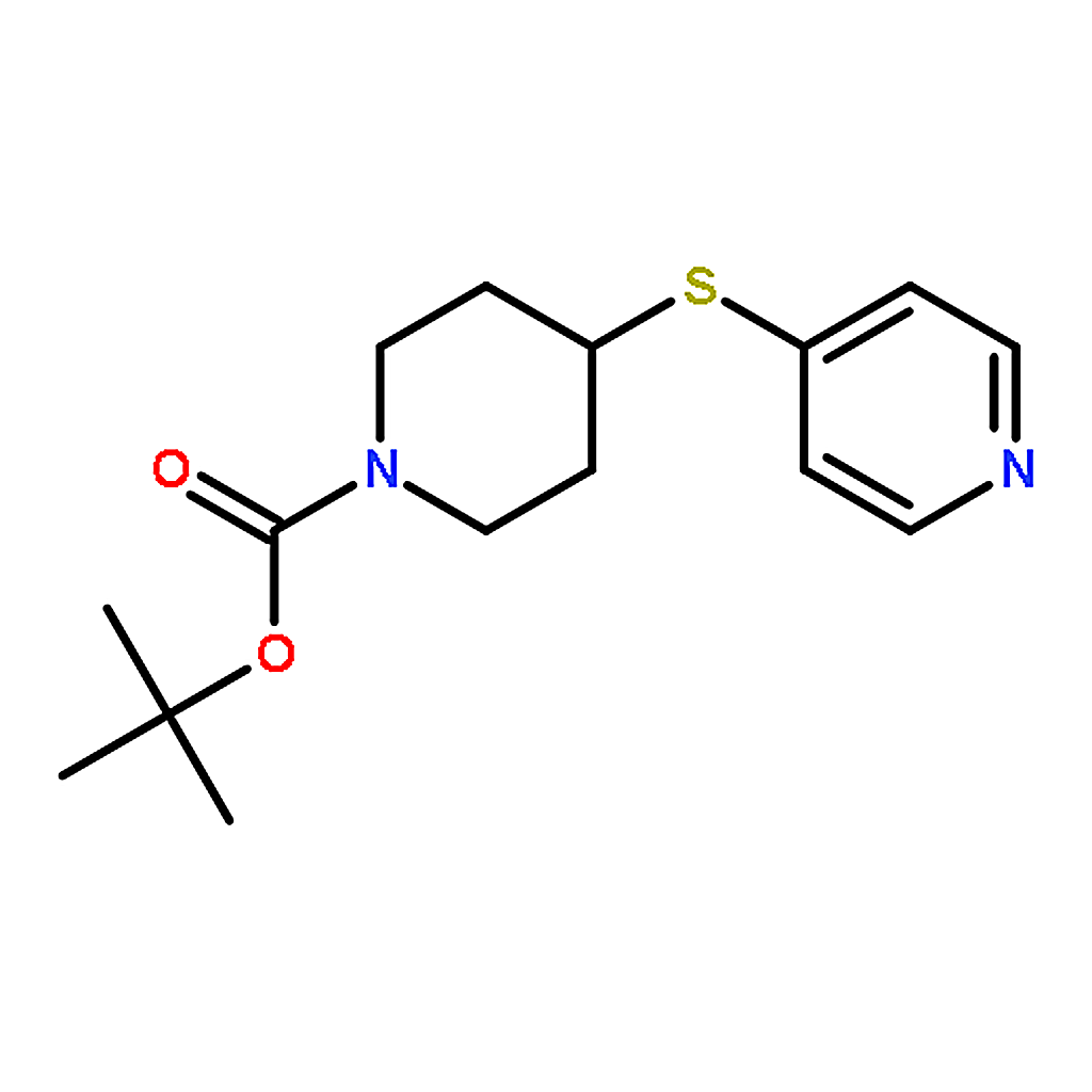 RHAWN 4-(Pyridin-4-ylsulfanyl)-piperidine-1-carboxylicacidtert-butylester