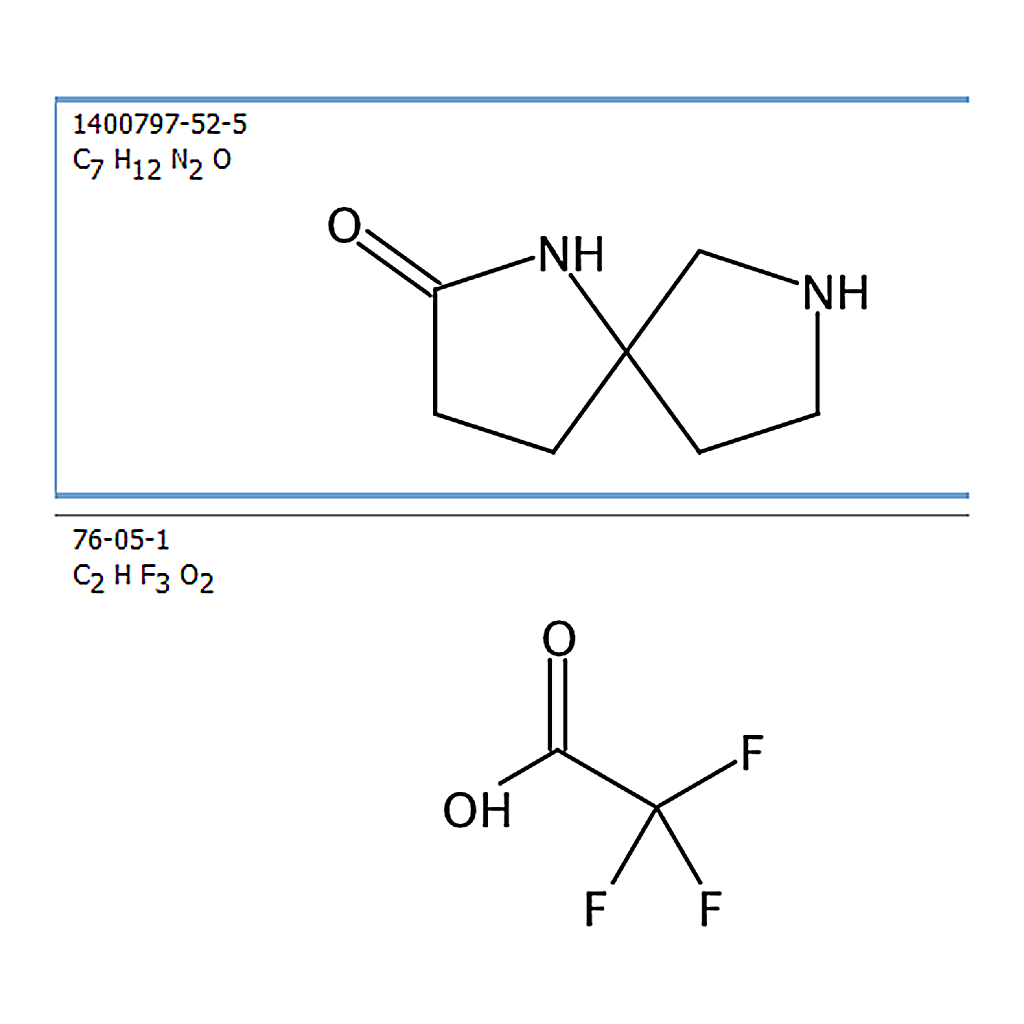 RHAWN 1,7-Diazaspiro[4.4]nonan-2-one 2,2,2-trifluoroacetate