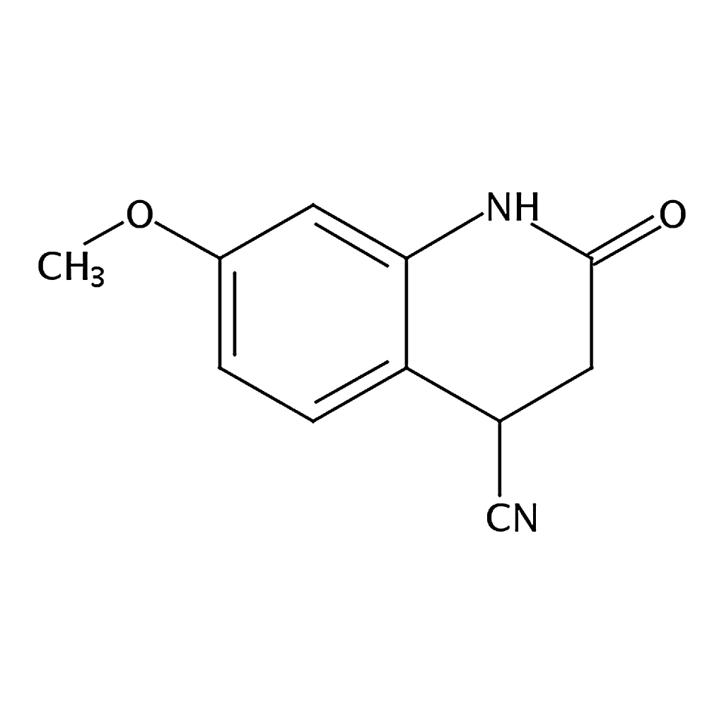 RHAWN 7-Methoxy-2-oxo-1，2，3，4-tetrahydroquinoline-4-carbonitrile