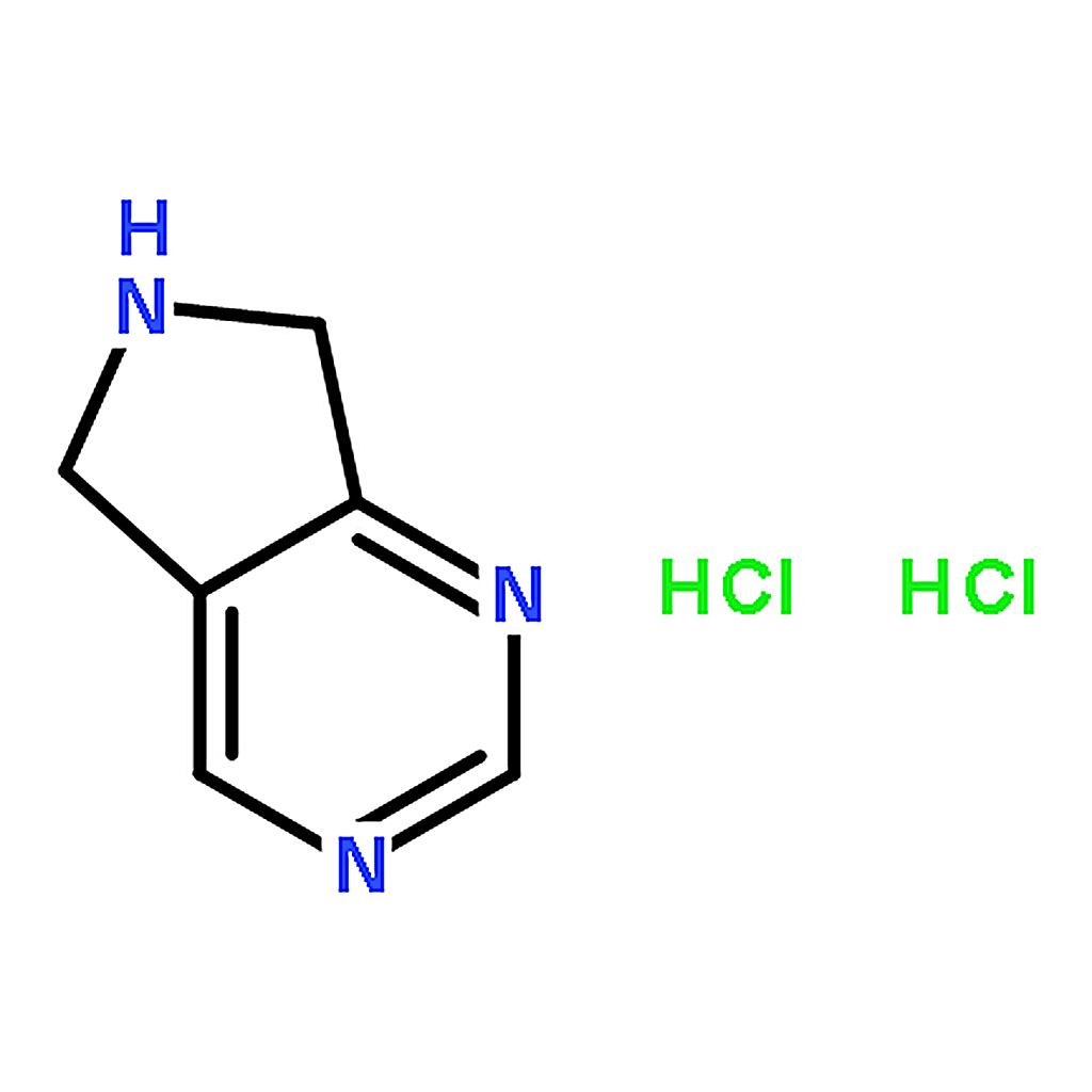 RHAWN 6，7-Dihydro-5H-pyrrolo[3，4-d]pyrimidinedihydrochloride