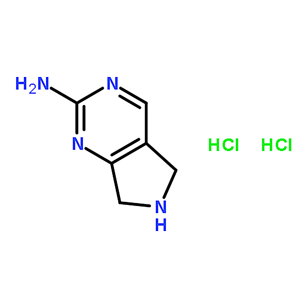 RHAWN 6,7-Dihydro-5H-pyrrolo[3,4-d]pyrimidin-2-amine dihydrochloride