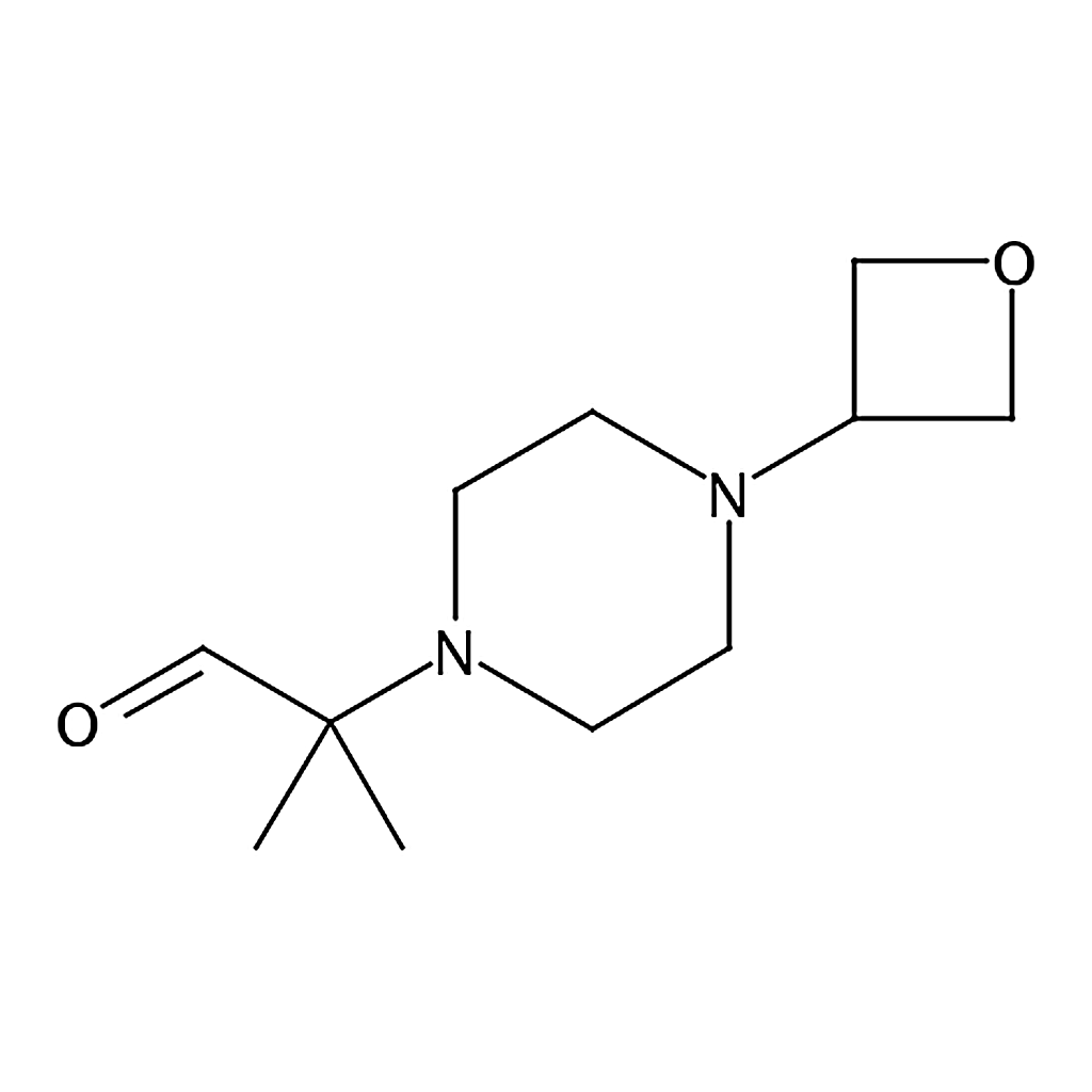 RHAWN 2-Methyl-2-[4-(3-oxetanyl)-1-piperazinyl]propanal
