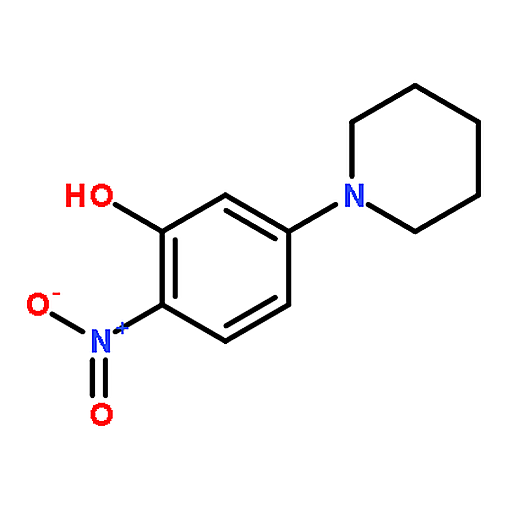 RHAWN 2-Nitro-5-(1-piperidinyl)phenol