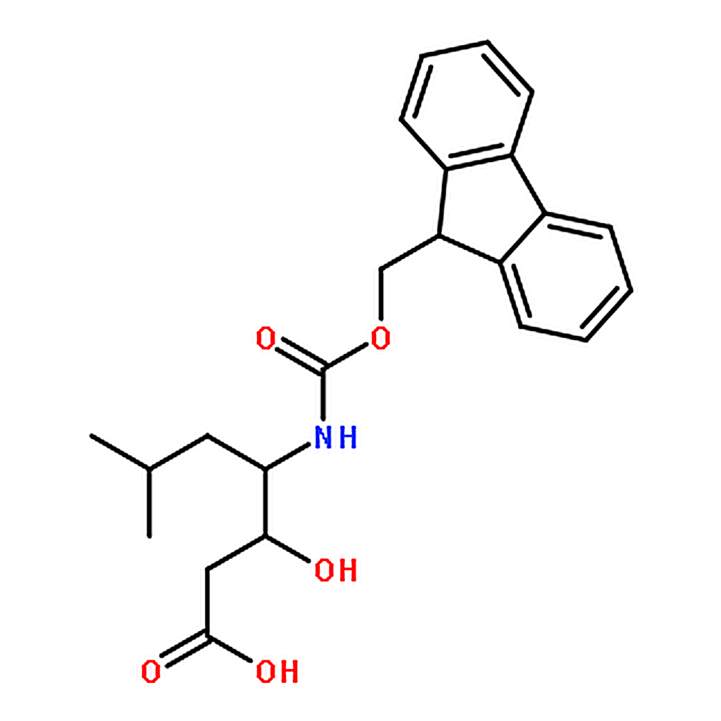 RHAWN (3S，4S)-4-((((9H-Fluoren-9-yl)methoxy)carbonyl)amino)-3-hydroxy-6-methylheptanoic acid