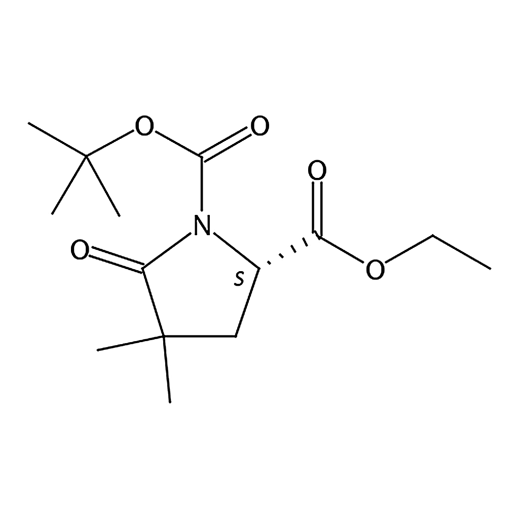 RHAWN (S)-1-tert-butyl 2-ethyl 4，4-dimethyl-5-oxopyrrolidine-1，2-dicarboxylate