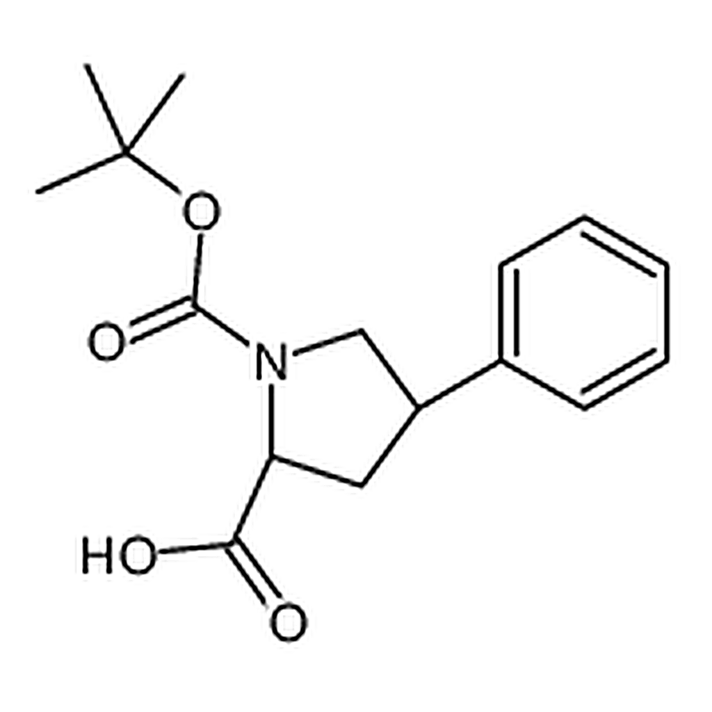 RHAWN (2R,4R)-1-(tert-Butoxycarbonyl)-4-phenylpyrrolidine-2-carboxylic acid