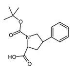 RHAWN (2R,4R)-1-(tert-Butoxycarbonyl)-4-phenylpyrrolidine-2-carboxylic acid