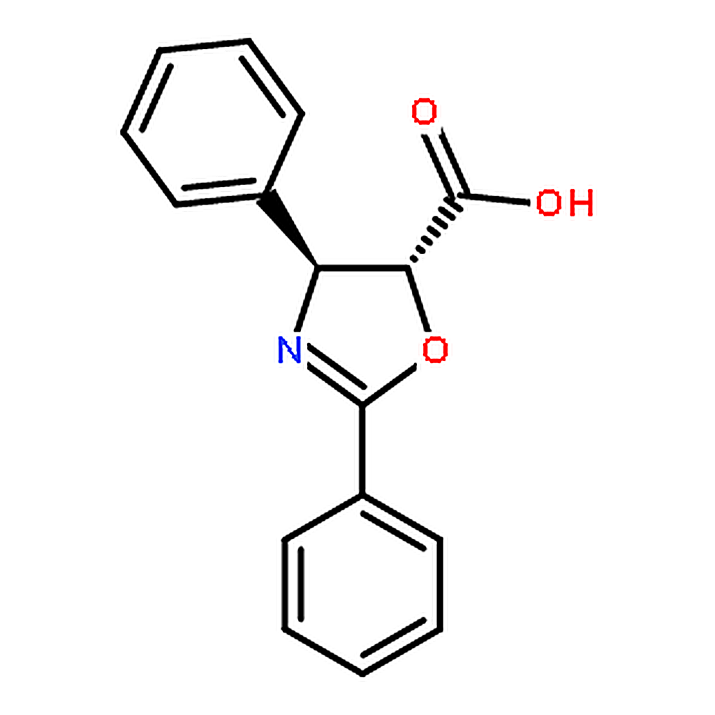 RHAWN (4S,5R)-2,4-Diphenyl-4,5-dihydrooxazole-5-carboxylic acid