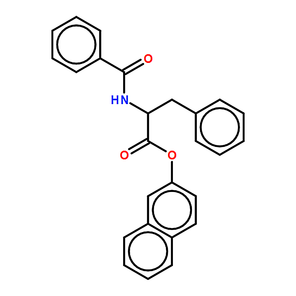 RHAWN <i>N</i>-Benzoyl-<small>DL</small>-phenylalanine 2-Naphthyl Ester