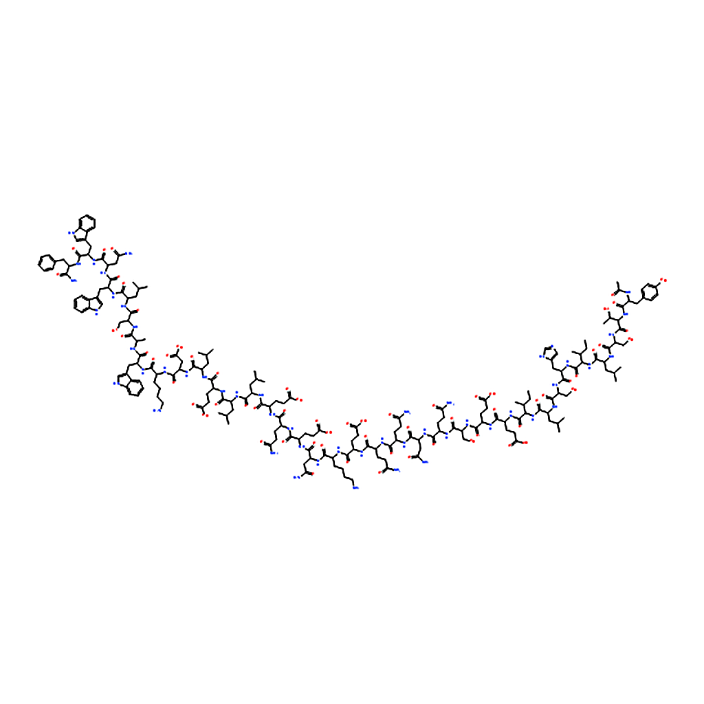 RHAWN Enfuvirtide，Ac-Tyr-Thr-Ser-Leu-Ile-His-Ser-Leu-Ile-Glu-Glu-Ser-Gln-Asn-Gln-Gln-Glu-Lys-Asn-G