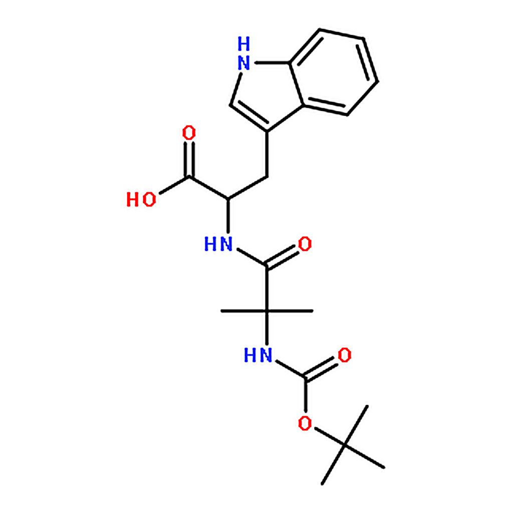 RHAWN (R)-2-(2-((tert-Butoxycarbonyl)amino)-2-methylpropanamido)-3-(1H-indol-3-yl)propanoic acid