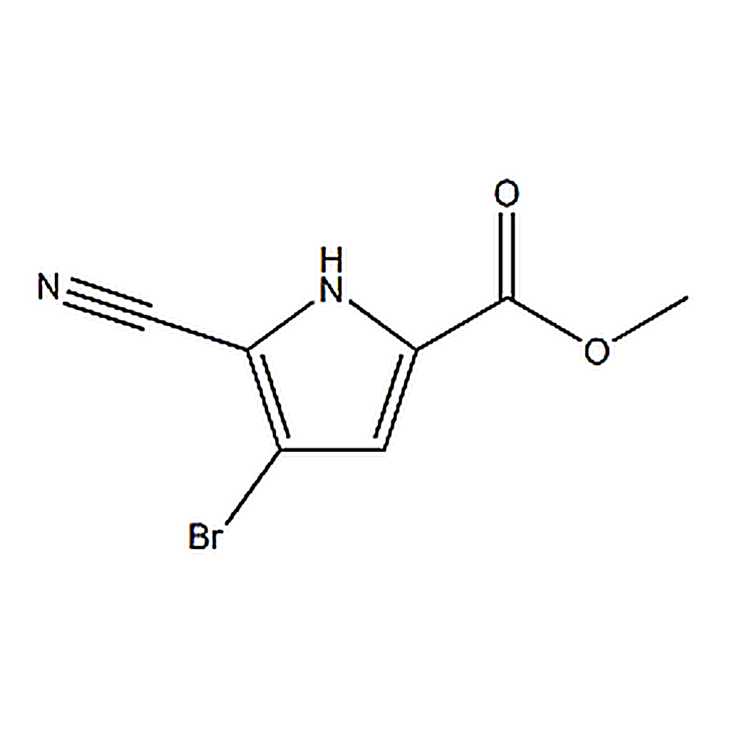 RHAWN Methyl 4-bromo-5-cyano-1H-pyrrole-2-carboxylate