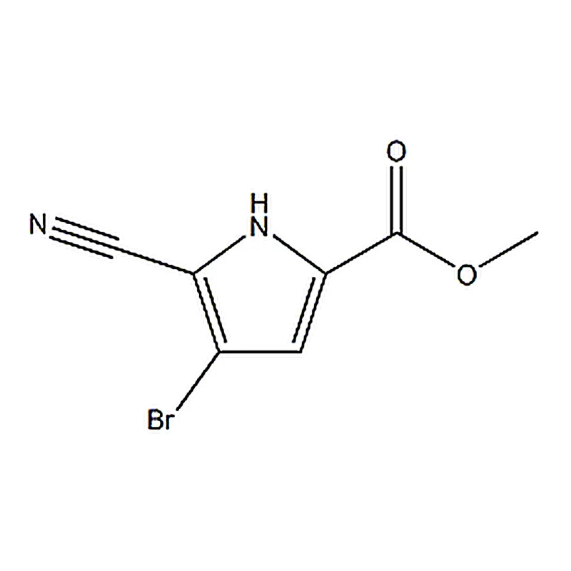RHAWN Methyl 4-bromo-5-cyano-1H-pyrrole-2-carboxylate