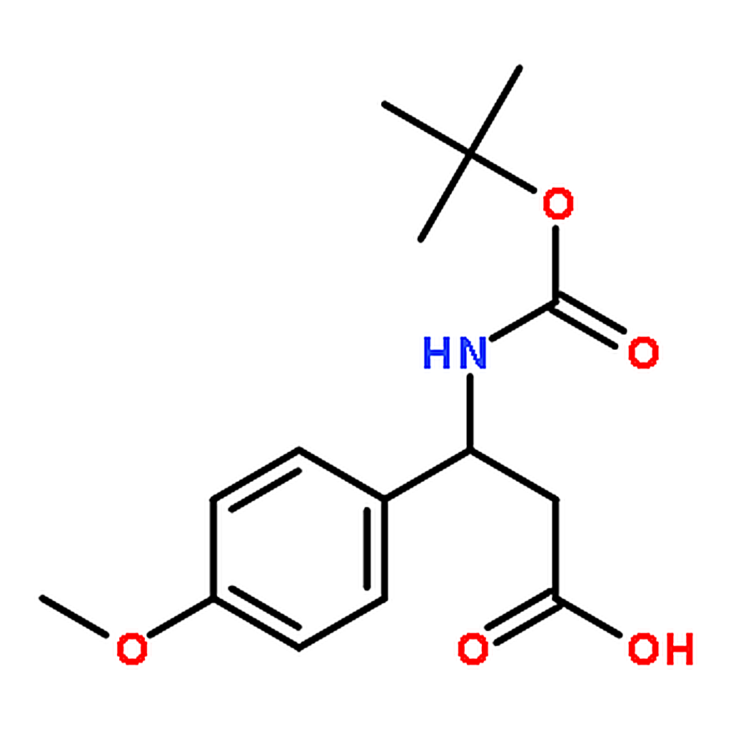 RHAWN (S)-3-((tert-Butoxycarbonyl)amino)-3-(4-methoxyphenyl)propanoic acid