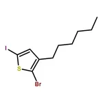 RHAWN 2-Bromo-3-hexyl-5-iodothiophene (stabilized with Copper chip)
