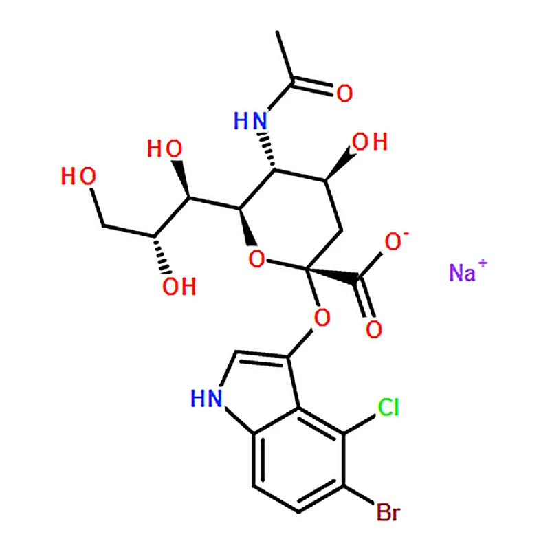 RHAWN 5-Bromo-4-chloro-3-indolyl -D-N-acetylneuraminic acid sodium salt (X-NeuNAc)